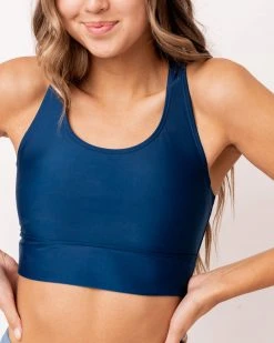 Nani Swimwear Navy Reef Break Crop