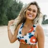 Nani Swimwear Brushed Floral Switch V Crop