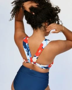 Nani Swimwear Brushed Floral Switch V Crop