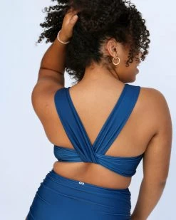 Nani Swimwear Navy Switch V Crop