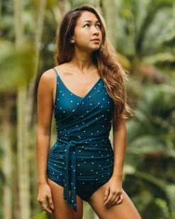 Nani Swimwear Dotted Wrap Tie Tankini