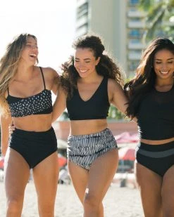 Nani Swimwear Batik Ruched High Rise Bottom