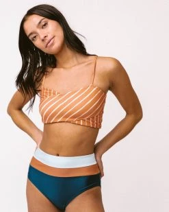 Nani Swimwear Terracotta Crossover Bralette