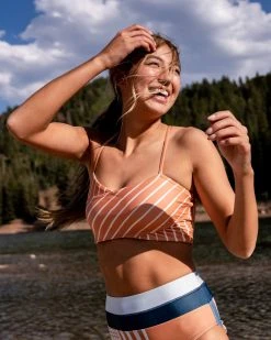 Nani Swimwear Terracotta Crossover Bralette