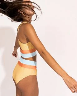 Nani Swimwear Textured Malibu Colorblock Bottom