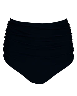 Nani Swimwear Black Ruched High Rise Bottom