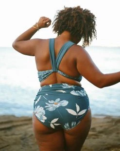 Nani Swimwear Laie Ruched High Rise Bottom