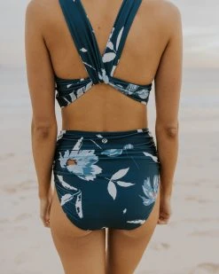 Nani Swimwear Laie Ruched High Rise Bottom