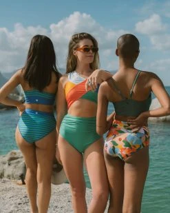 Nani Swimwear Zuri Ruched High Rise Bottom