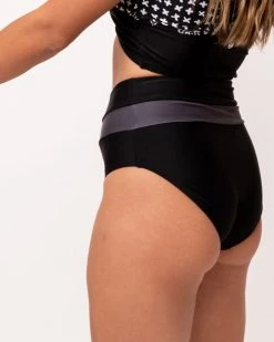 Nani Swimwear Black Colorblock Bottom