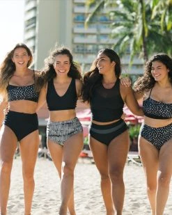 Nani Swimwear Black Colorblock Bottom