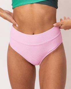 Nani Swimwear Textured Mulberry Mid Rise Bottom