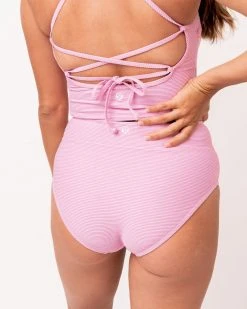 Nani Swimwear Textured Mulberry Mid Rise Bottom