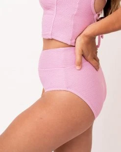 Nani Swimwear Textured Mulberry Mid Rise Bottom