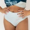 Nani Swimwear Textured Glacier Mid Rise Bottom