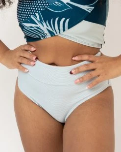 Nani Swimwear Textured Glacier Mid Rise Bottom