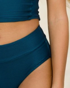 Nani Swimwear Textured Navy Mid Rise Bottom 17 Nani Swimwear Textured Navy Mid Rise Bottom