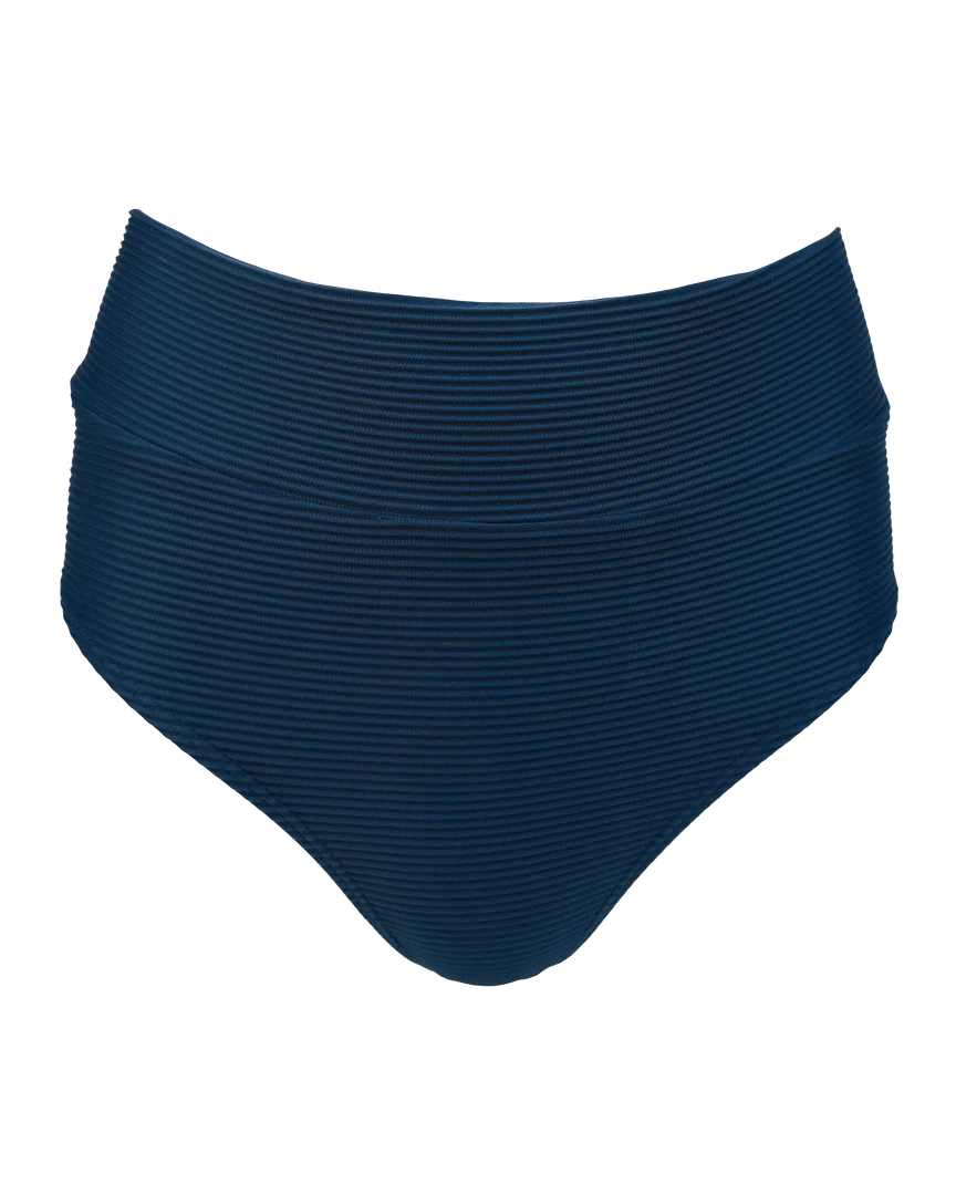 Nani Swimwear Textured Navy Mid Rise Bottom 6 Nani Swimwear Textured Navy Mid Rise Bottom