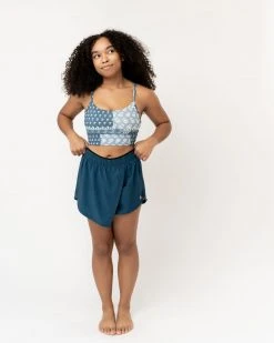 Nani Swimwear Denim Patchwork Longline Bra Active 19 Nani Swimwear Denim Patchwork Longline Bra Active