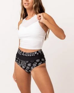 Nani Swimwear White Mesh Racerback Crop 16 Nani Swimwear White Mesh Racerback Crop