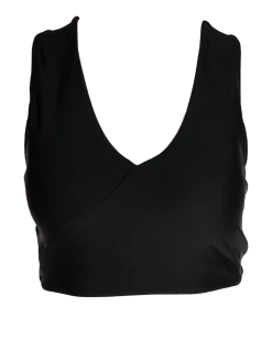 Nani Swimwear Black Switch V Crop