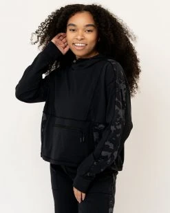 Nani Swimwear Black Downtown Hoodie