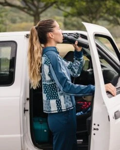 Nani Swimwear Denim Patchwork Downtown Hoodie Active