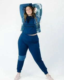 Nani Swimwear Denim Patchwork Downtown Hoodie Active