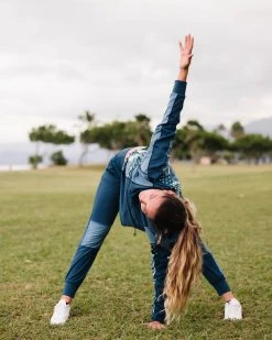 Nani Swimwear Denim Patchwork Downtown Hoodie Active