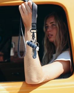 Nani Swimwear Navy Stipe Lip Balm Holder Accessories