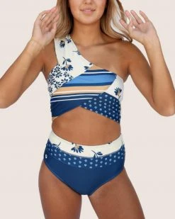 Nani Swimwear Safari Patchwork Crop