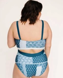 Nani Swimwear Denim Patchwork One Piece