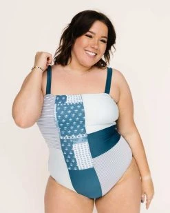 Nani Swimwear Denim Patchwork One Piece