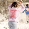 Nani Swimwear Active Orchid "Support Your Local Girl Gang" Sweatshirt