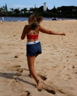 Nani Swimwear Colorblock Blues Hybrid Explorer Short