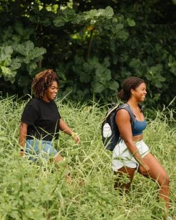 Nani Swimwear Black Crop Tee