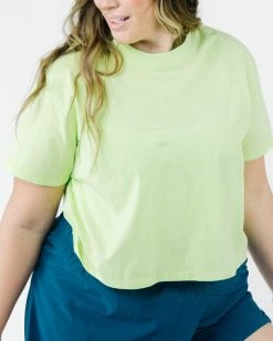 Nani Swimwear Active Lime Crop Tee