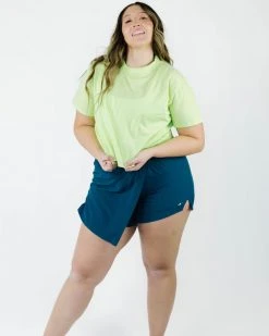 Nani Swimwear Active Lime Crop Tee