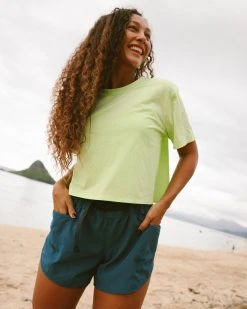 Nani Swimwear Active Lime Crop Tee