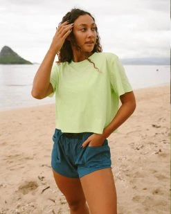 Nani Swimwear Active Lime Crop Tee