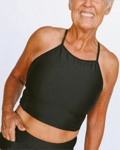 Nani Swimwear Textured Black Midkini