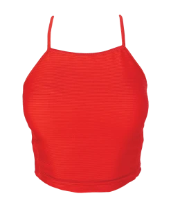 Nani Swimwear Textured Red Poppy Midkini