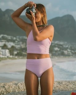 Nani Swimwear Textured Mulberry Midkini