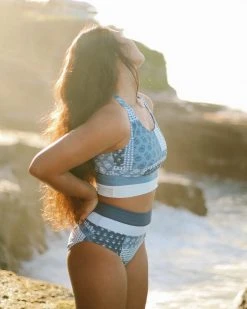 Nani Swimwear Denim Cut Back Crop