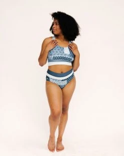 Nani Swimwear Denim Cut Back Crop