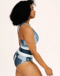 Nani Swimwear Denim Cut Back Crop