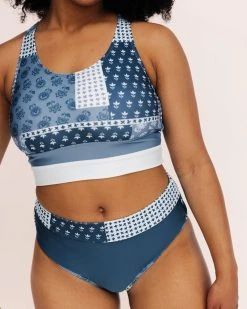 Nani Swimwear Denim Cut Back Crop