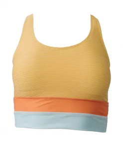 Nani Swimwear Textured Malibu Cut Back Crop