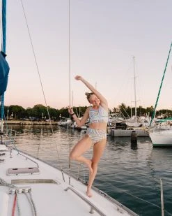 Nani Swimwear Zari Cut Back Crop