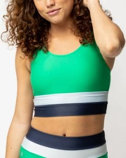 Nani Swimwear Lime Tree Cut Back Crop